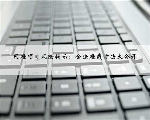 网赚项目风险提示：合法赚钱方法大公开