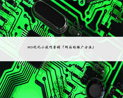 seo优化小技巧营销（网站的推广方法）
