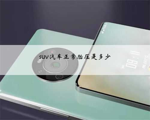 <b>suv汽车正常胎压是多少</b>