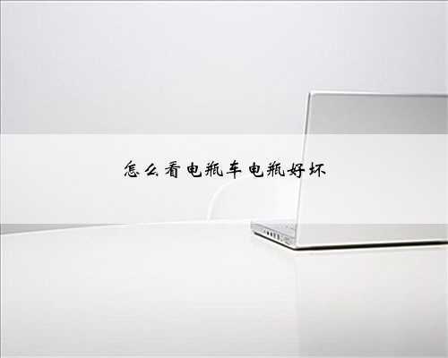 <b>怎么看电瓶车电瓶好坏</b>