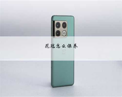 花冠怎么保养