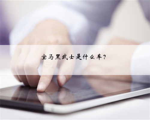宝马黑武士是什么车？
