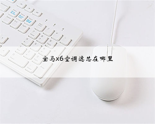 宝马x6空调滤芯在哪里