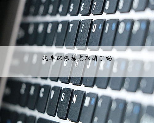 汽车环保标志取消了吗