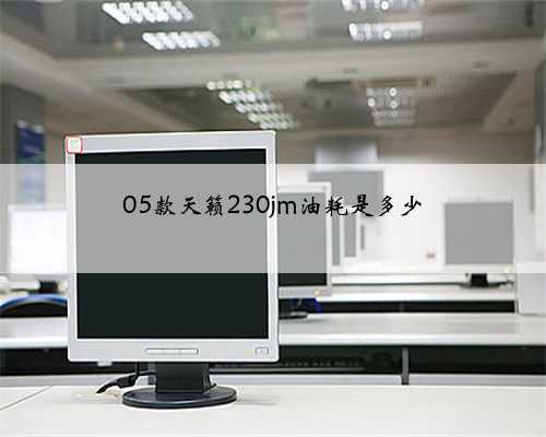 05款天籁230jm油耗是多少
