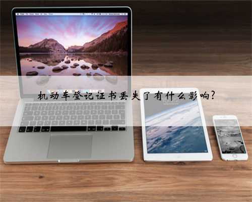 机动车登记证书丢失了有什么影响?
