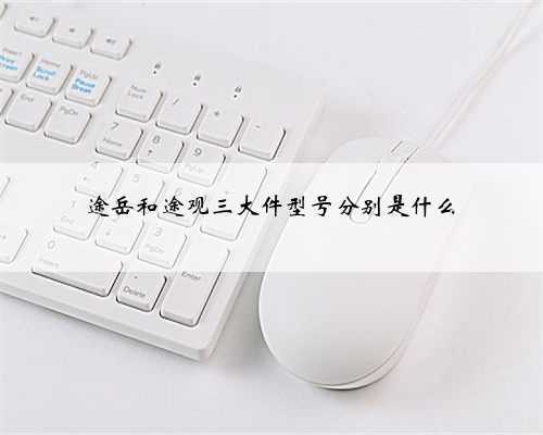 途岳和途观三大件型号分别是什么