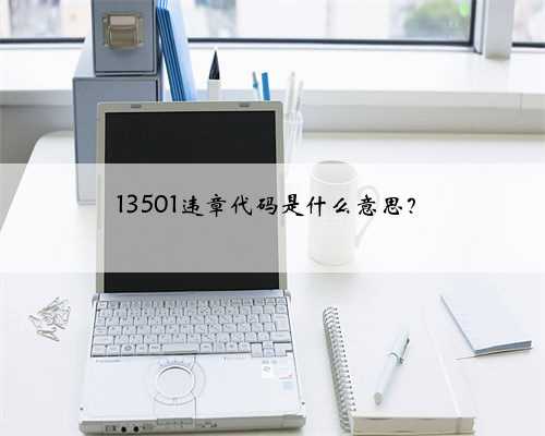 13501违章代码是什么意思?