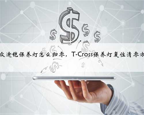 大众途铠保养灯怎么归零,T-Cross保养灯复位清零方法