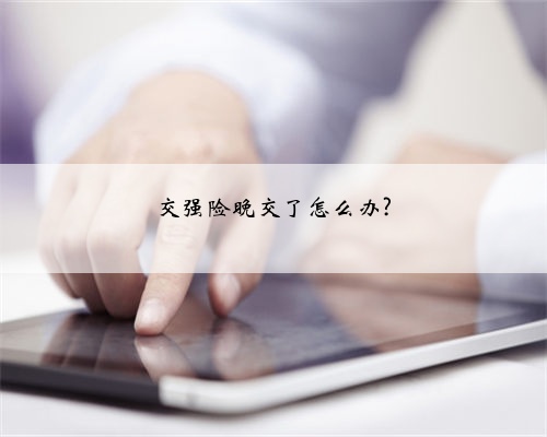 交强险晚交了怎么办?
