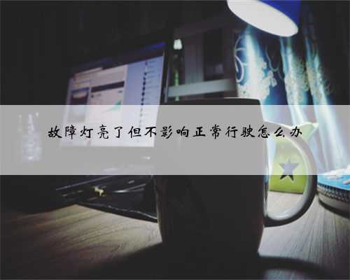 故障灯亮了但不影响正常行驶怎么办