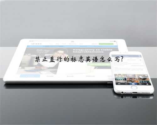 禁止直行的标志英语怎么写?
