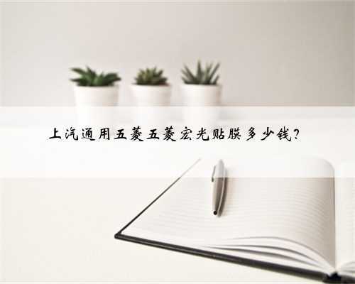 上汽通用五菱五菱宏光贴膜多少钱？