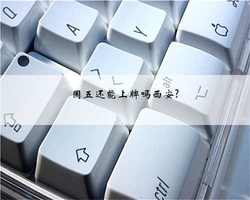 国五还能上牌吗西安?