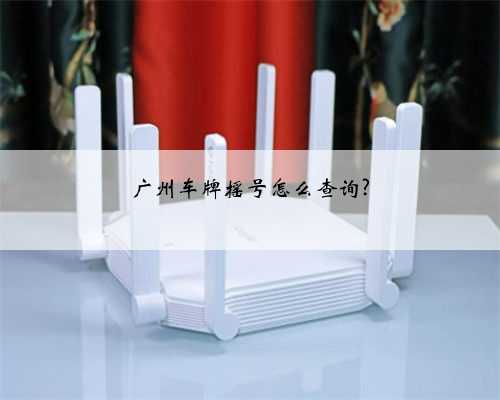 广州车牌摇号怎么查询?