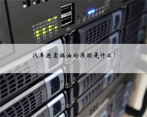 汽车避震漏油的原因是什么?