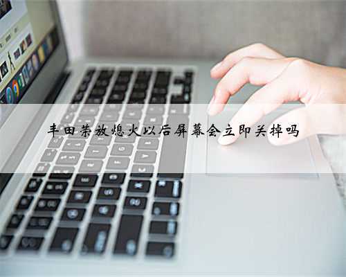 丰田荣放熄火以后屏幕会立即关掉吗