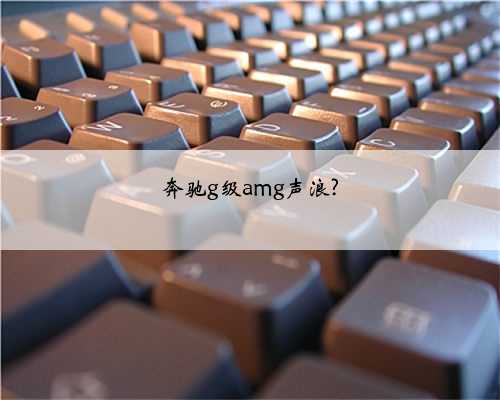 奔驰g级amg声浪?