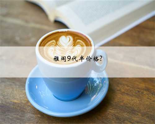 雅阁9代半价格?