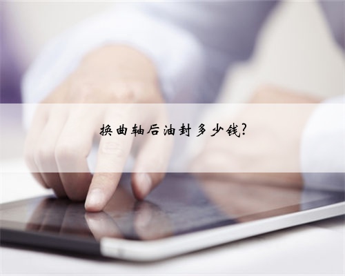 换曲轴后油封多少钱?
