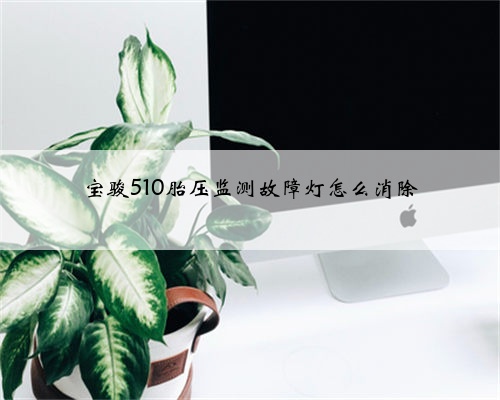 宝骏510胎压监测故障灯怎么消除