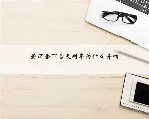 爱丽舍下雪天刹车为什么异响