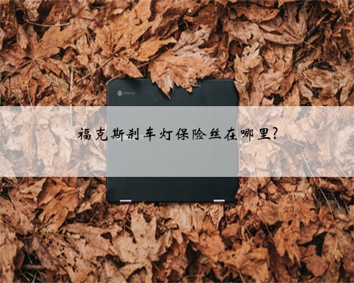 福克斯刹车灯保险丝在哪里?