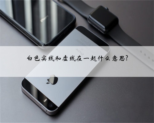 白色实线和虚线在一起什么意思?