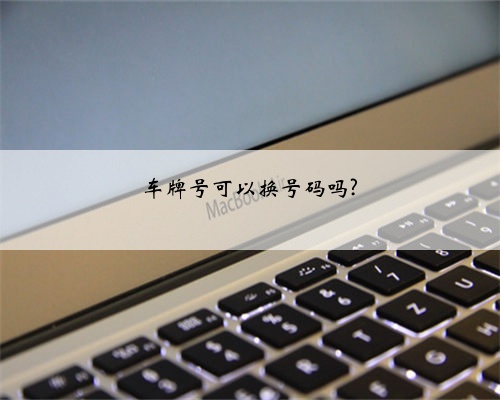 车牌号可以换号码吗?