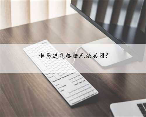 宝马进气格栅无法关闭?