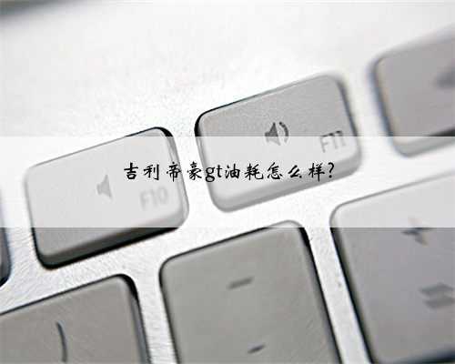 吉利帝豪gt油耗怎么样?