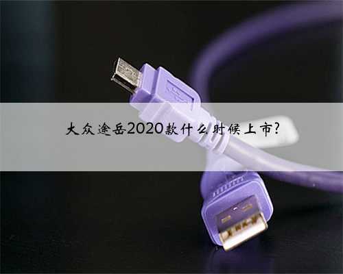 大众途岳2020款什么时候上市?