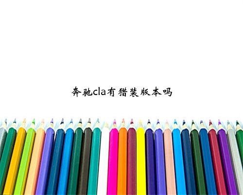奔驰cla有猎装版本吗