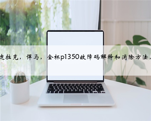 通用，别克，雪佛兰，凯迪拉克，悍马，金杯p1350故障码解释和消除方法，P13