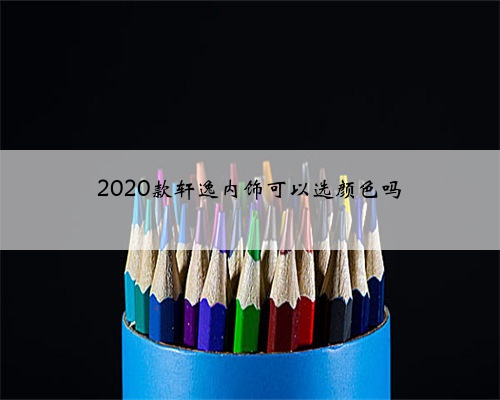 2020款轩逸内饰可以选颜色吗