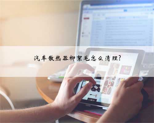 汽车散热器柳絮毛怎么清理?